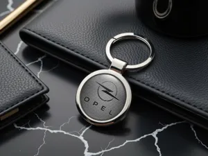 Opel Porte-clés Homme Acier Minimaliste